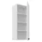 Konyhaszekrény Luna fehér matt/fehér 45G-108 1F,2
