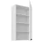 Konyhaszekrény Luna fehér matt/fehér 60G-108 1F,2
