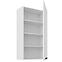 Konyhaszekrény Luna fehér matt/fehér 60G-108 1F,2