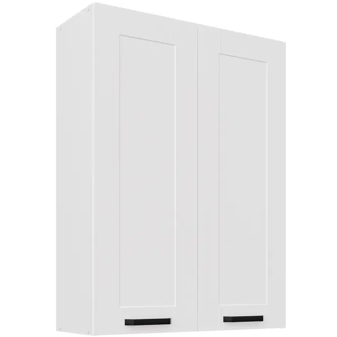 Konyhaszekrény Luna fehér matt/fehér 80G-108 2F