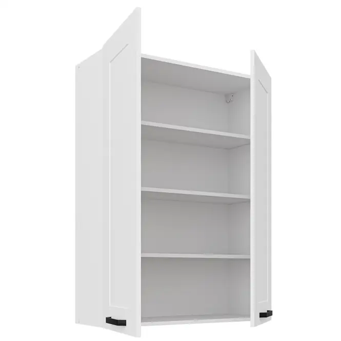 Konyhaszekrény Luna fehér matt/fehér 80G-108 2F