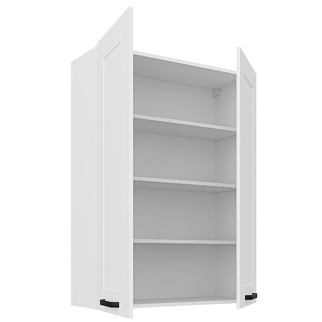 Konyhaszekrény Luna fehér matt/fehér 80G-108 2F,2