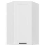 Konyhaszekrény Luna fehér matt/fehér 60x60 GN-108 1F (45°)