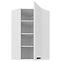 Konyhaszekrény Luna fehér matt/fehér 60x60 GN-108 1F (45°),2