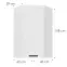 Konyhaszekrény Luna fehér matt/fehér 60x60 GN-108 1F (45°),3