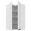 Konyhaszekrény Luna fehér matt/fehér 60x60 GN-108 2F (90°),2