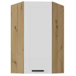 Konyhaszekrény Luna fehér matt/artisan 60x60 GN-108 1F (45°)