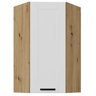 Konyhaszekrény Luna fehér matt/artisan 60x60 GN-108 1F (45°)