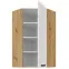 Konyhaszekrény Luna fehér matt/artisan 60x60 GN-108 1F (45°),2