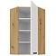 Konyhaszekrény Luna fehér matt/artisan 60x60 GN-108 1F (45°),2