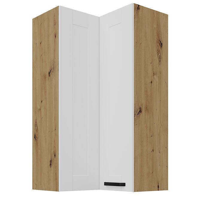 Konyhaszekrény Luna fehér matt/artisan 60x60 GN-108 2F (90°)