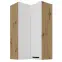 Konyhaszekrény Luna fehér matt/artisan 60x60 GN-108 2F (90°)