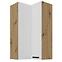 Konyhaszekrény Luna fehér matt/artisan 60x60 GN-108 2F (90°)