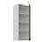 Konyhaszekrény Luna claygrey/fehér 45G-108 1F