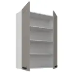 Konyhaszekrény Luna claygrey/fehér 80G-108 2F