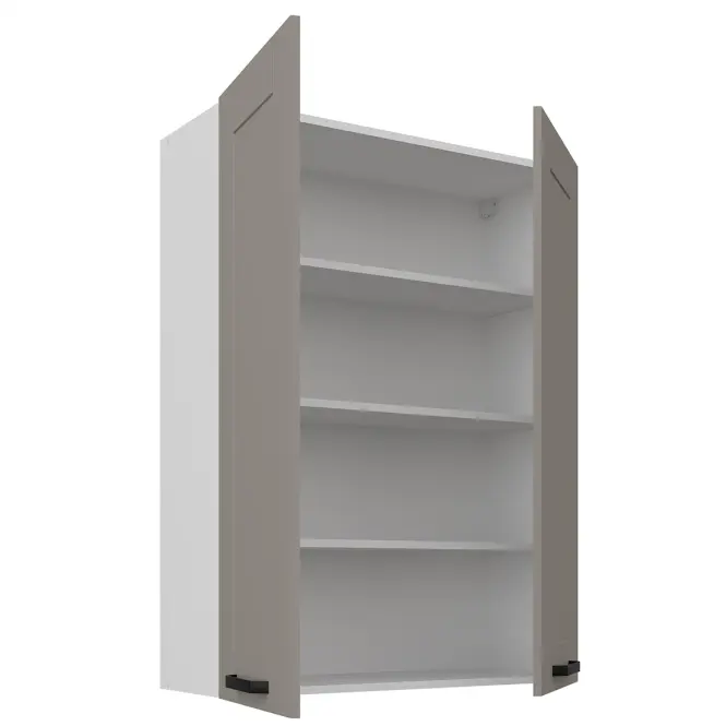 Konyhaszekrény Luna claygrey/fehér 80G-108 2F