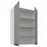 Konyhaszekrény Luna claygrey/fehér 80G-108 2F