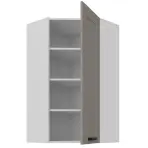 Konyhaszekrény Luna claygrey/fehér 60x60 GN-108 1F (45°)