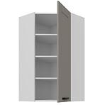 Konyhaszekrény Luna claygrey/fehér 60x60 GN-108 1F (45°)