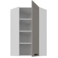 Konyhaszekrény Luna claygrey/fehér 60x60 GN-108 1F (45°)