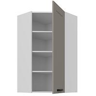 Konyhaszekrény Luna claygrey/fehér 60x60 GN-108 1F (45°)