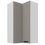 Konyhaszekrény Luna claygrey/fehér 60x60 GN-108 2F (90°)