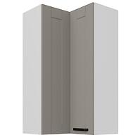 Konyhaszekrény Luna claygrey/fehér 60x60 GN-108 2F (90°)