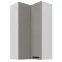 Konyhaszekrény Luna claygrey/fehér 60x60 GN-108 2F (90°)