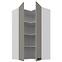 Konyhaszekrény Luna claygrey/fehér 60x60 GN-108 2F (90°),2