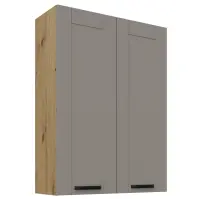 Konyhaszekrény Luna claygrey/artisan 80G-108 2F
