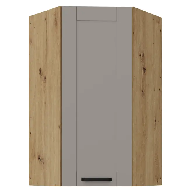 Konyhaszekrény Luna claygrey/artisan 60x60 GN-108 1F (45°)
