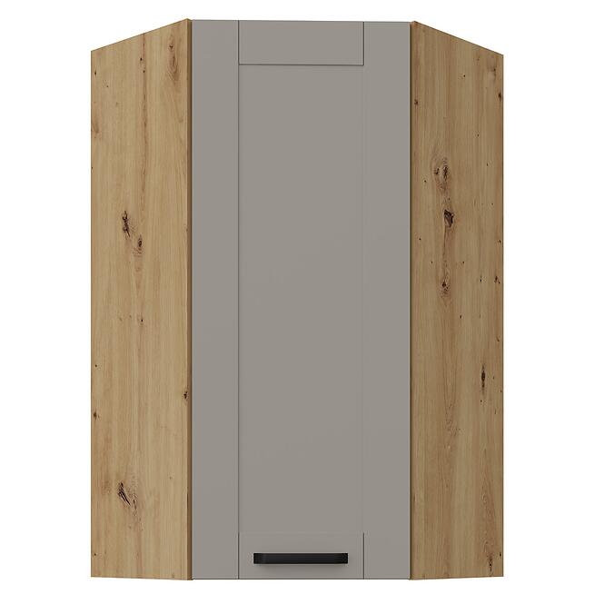 Konyhaszekrény Luna claygrey/artisan 60x60 GN-108 1F (45°)