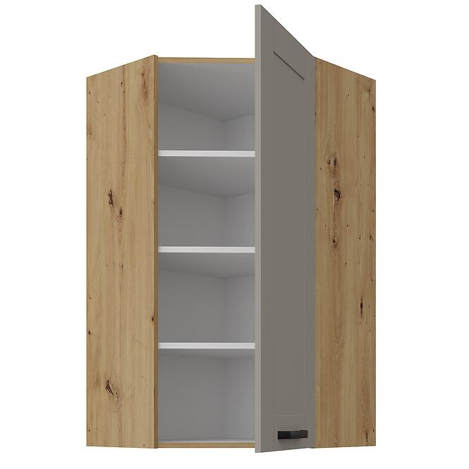 Konyhaszekrény Luna claygrey/artisan 60x60 GN-108 1F (45°)