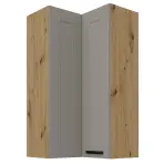 Konyhaszekrény Luna claygrey/artisan 60x60 GN-108 2F (90°)
