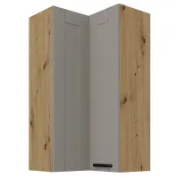 Konyhaszekrény Luna claygrey/artisan 60x60 GN-108 2F (90°)