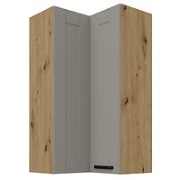 Konyhaszekrény Luna claygrey/artisan 60x60 GN-108 2F (90°)