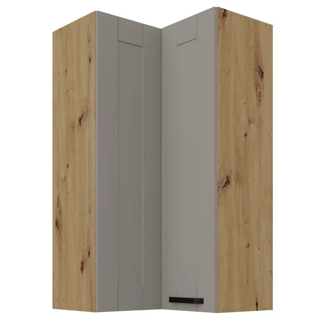 Konyhaszekrény Luna claygrey/artisan 60x60 GN-108 2F (90°)