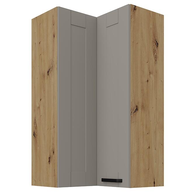 Konyhaszekrény Luna claygrey/artisan 60x60 GN-108 2F (90°)
