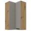 Konyhaszekrény Luna claygrey/artisan 60x60 GN-108 2F (90°)