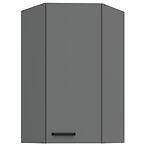 Konyhaszekrény Nessa antracit 60x60 GN-108 1F (45°)