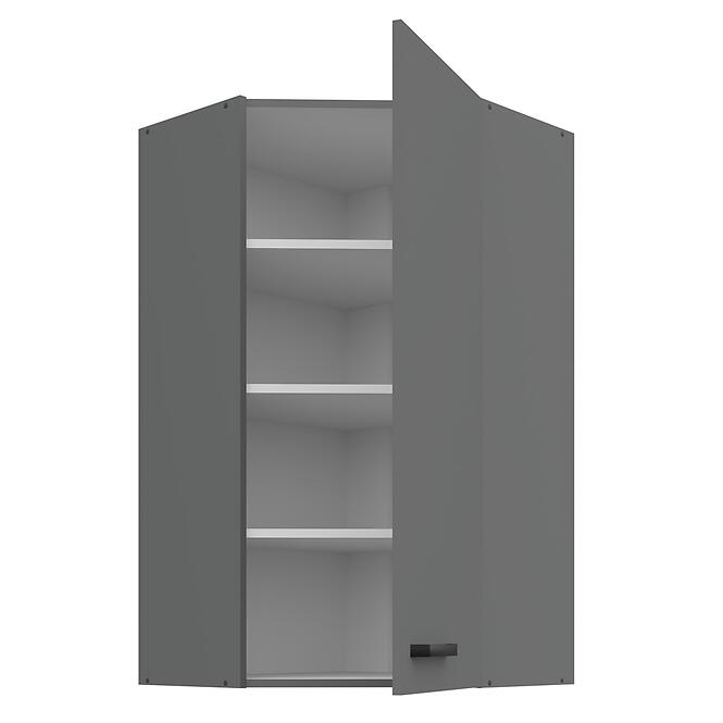 Konyhaszekrény Nessa antracit 60x60 GN-108 1F (45°)
