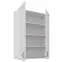 Konyhaszekrény Stilo fehér matt/fehér 80G-108 2F,2