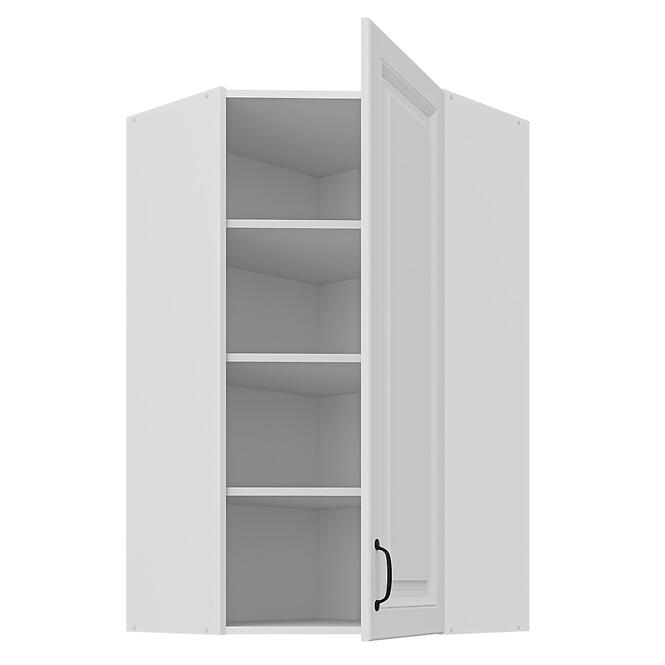 Konyhaszekrény Stilo fehér matt/fehér 60x60 GN-108 1F (45°)