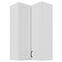 Konyhaszekrény Stilo fehér matt/fehér 60x60 GN-108 2F (90°)