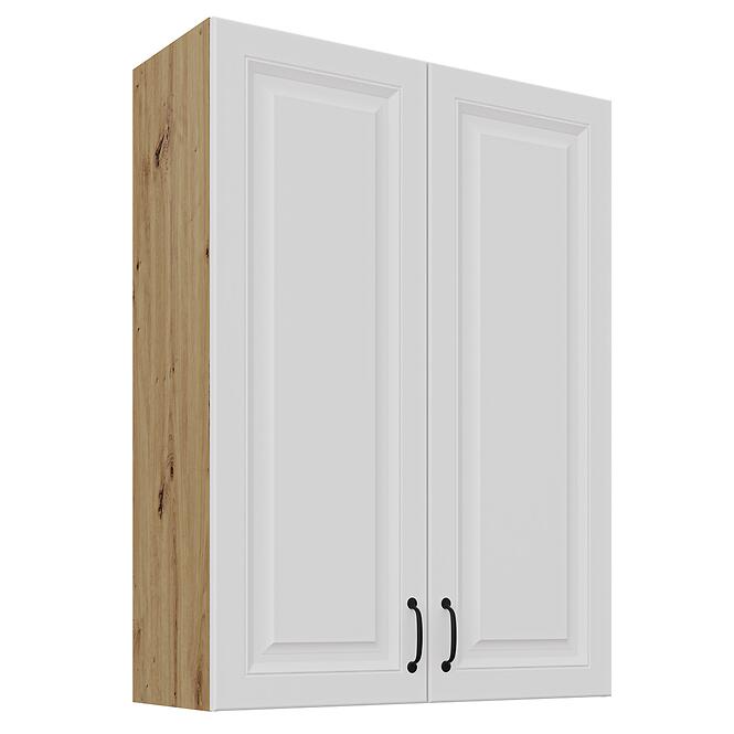 Konyhaszekrény Stilo fehér/artisan 80G-108 2F