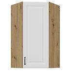 Konyhaszekrény Stilo fehér/artisan 60x60 GN-108 1F (45°)