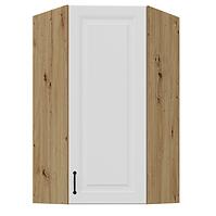 Konyhaszekrény Stilo fehér/artisan 60x60 GN-108 1F (45°)
