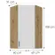 Konyhaszekrény Stilo fehér/artisan 60x60 GN-108 1F (45°),3