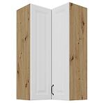 Konyhaszekrény Stilo fehér/artisan 60x60 GN-108 2F (90°)