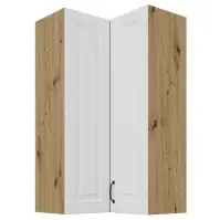 Konyhaszekrény Stilo fehér/artisan 60x60 GN-108 2F (90°)